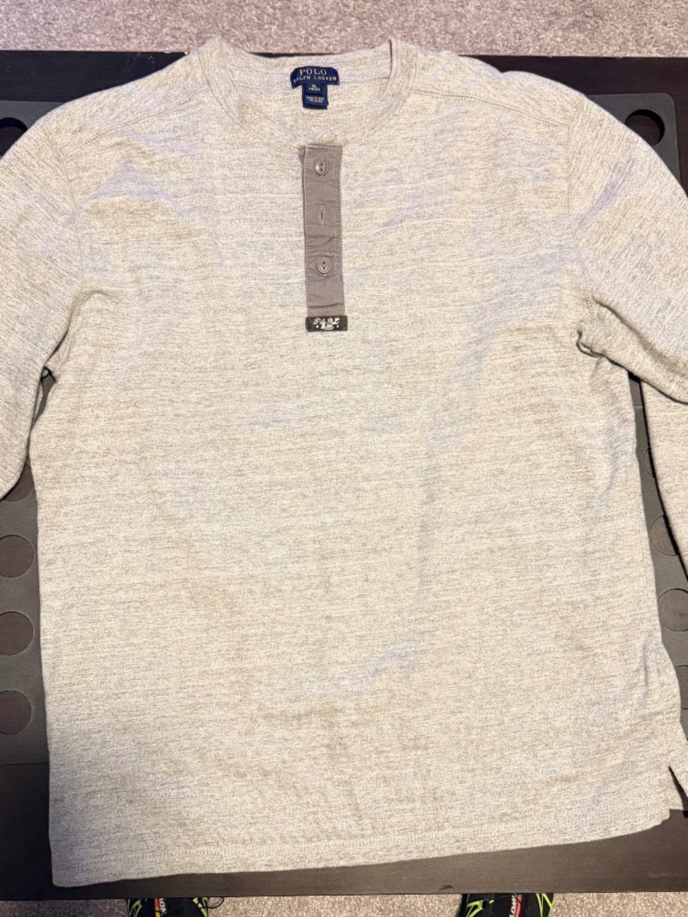 Polo Ralph Lauren Boys' 18-20 Grey Long Sleeve